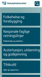 Mobile Screenshot of helsedirektoratet.no